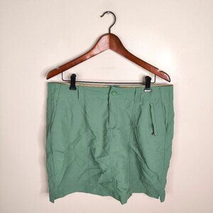 Royal Robbins Hiking Utility Cabin Outdoor Green Tea Feminine Pocket Skirt 14